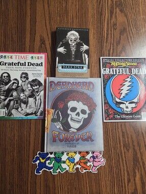 Grateful Dead Bundle! Jerry Garcia Book. Rolling Stone. Time. Deadhead Forever